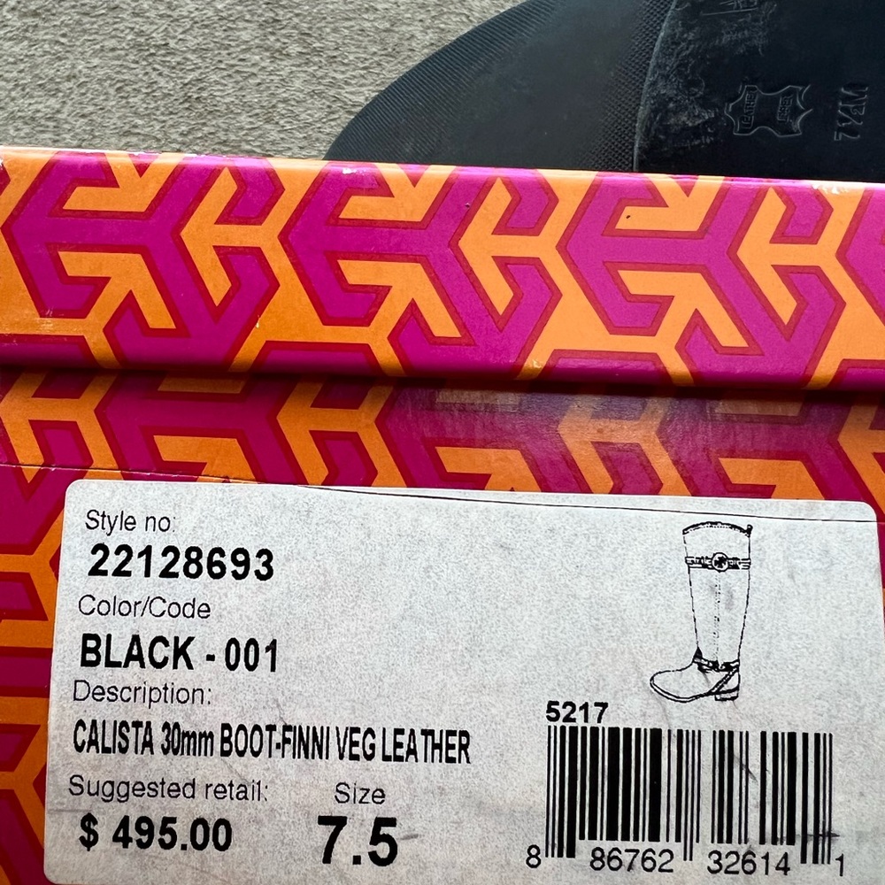 Tory Burch riding boot (Black) SZ 7 1/2